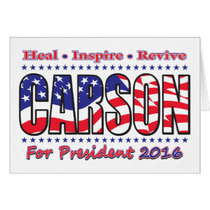 Cartão Ben Carson