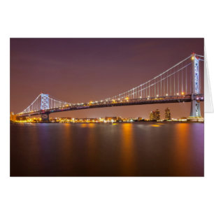 Cartão Ben Franklin Bridge