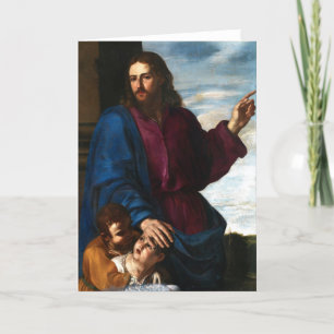 Cartão Bênção do cristo às Crianças - Artemisa Genti