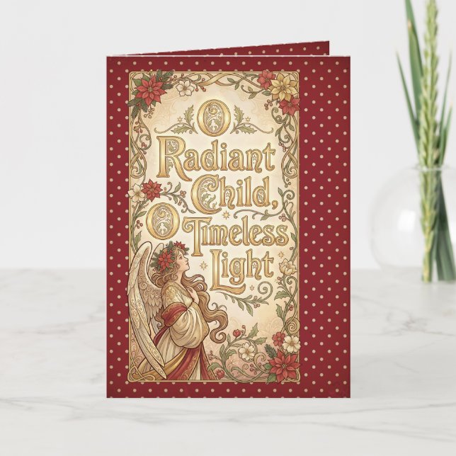 Cartão Bênção Espiritual do Inverno (Frente)