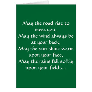 Cartão Bênção irlandesa 2