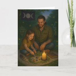 Cartão Bênção Pagã do Dia dos Pais