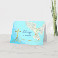 Bênçãos ao Batismo com Dove e Cruz