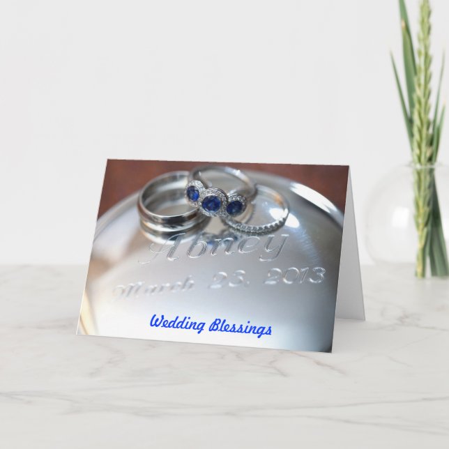 Cartão Bênçãos de Casamento (Frente)