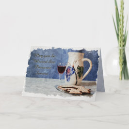 Cartão Bênçãos de Passagem: Uma Celebração Sagrada