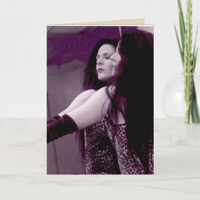 Cartão Bênçãos de Rosemary da deusa! (Frente)