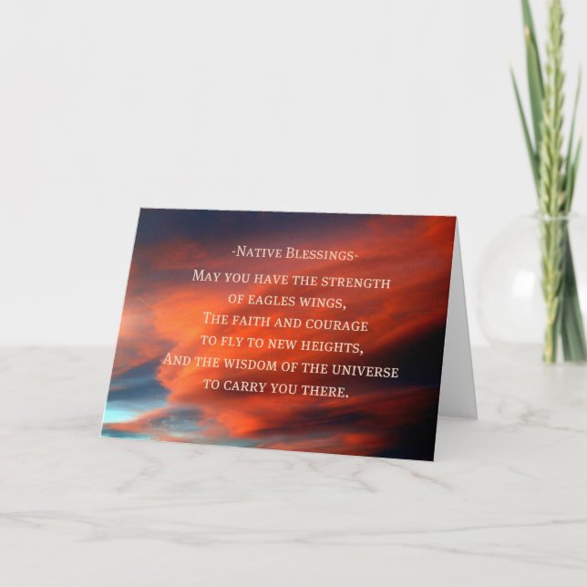Cartão Bênçãos Nativas (Frente)