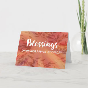 Cartão Benedições do Dia de Apreciação do Pastor Ramos Fr
