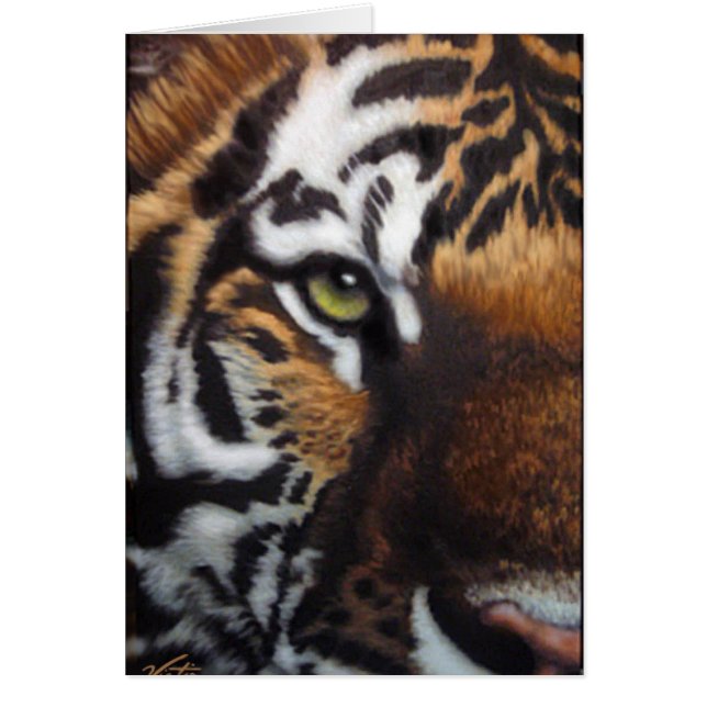 Cartão Bengal Tiger (Frente)