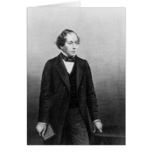 Cartão Benjamin Disraeli