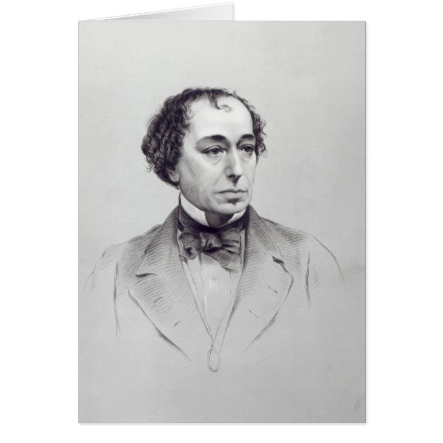 Cartão Benjamin Disraeli, 1rua Earl Beaconsfield (Frente)
