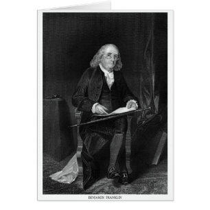 Cartão Benjamin Franklin