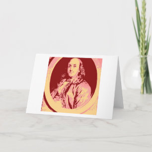 Cartão Benjamin Franklin
