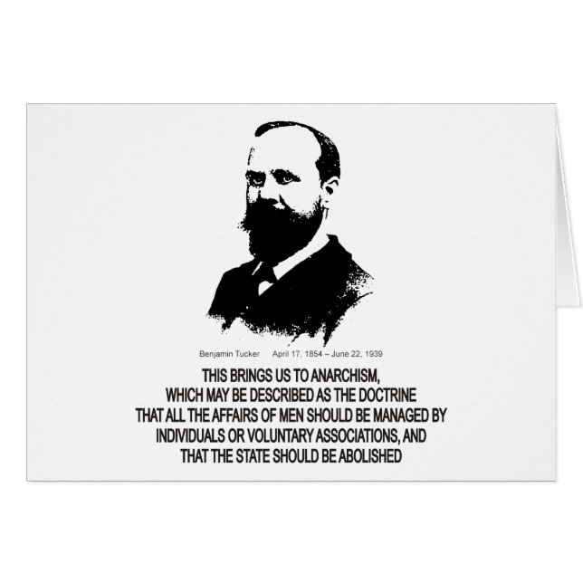 Cartão Benjamin Tucker (Frente Horizontal)