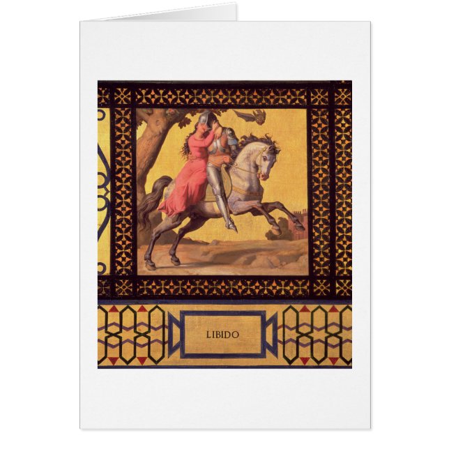 Cartão Bens e o mal: Libido, 1832 (detalhe de 89709) (Frente)