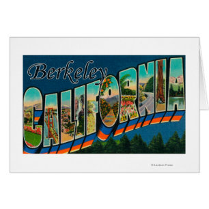 Cartão Berkeley, Califórnia - grandes cenas da letra