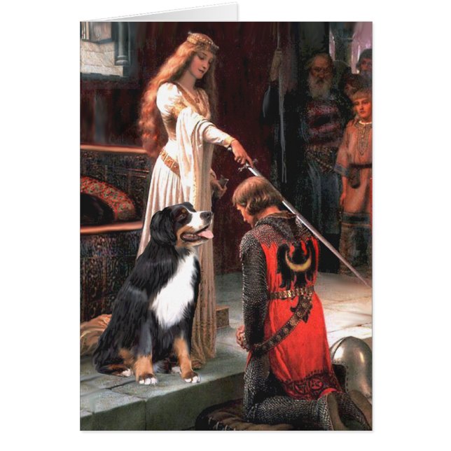 Cartão Bernês - The Accolade (Frente)