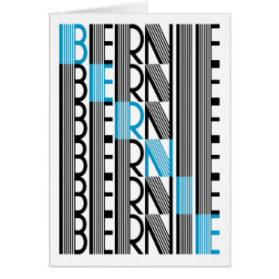 Cartão BERNIE sanders textual