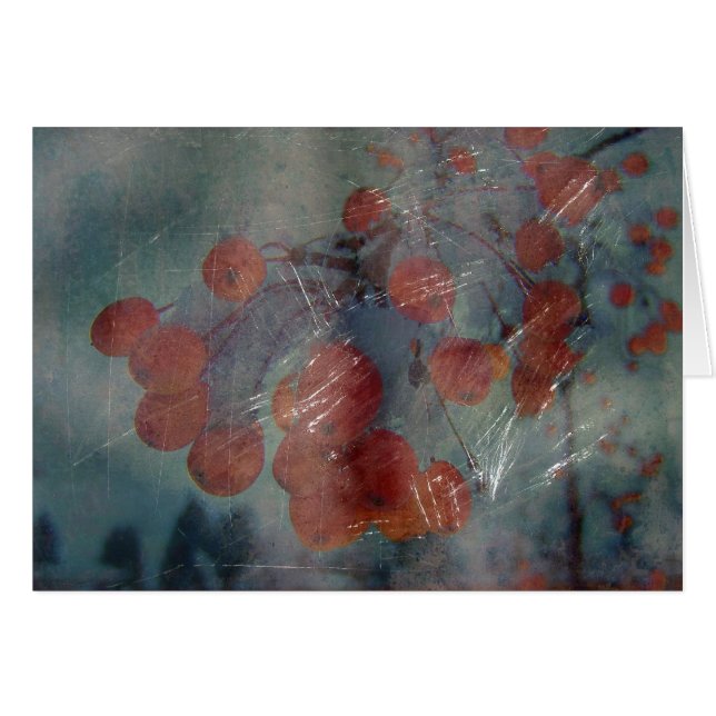 Cartão Berrries Grunge (Frente Horizontal)