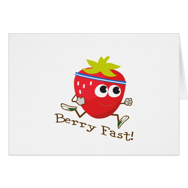 Cartão Berry Fast! (Frente horizontal)