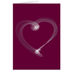 Cartão Berry Red Dia de os namorados