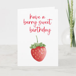 Cartão Berry Sweet Birthday Card