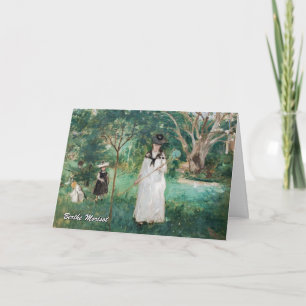 Cartão Berthe Morisot - A Caça às Borboletas