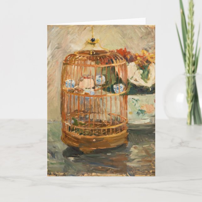 Cartão Berthe Morisot - A Gaiola (Frente)