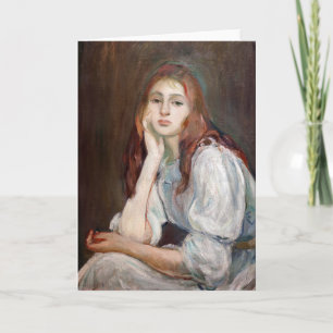 Cartão Berthe Morisot - Julie Sonhando
