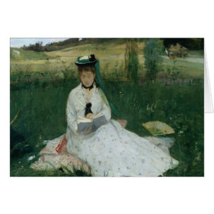 Cartão Berthe Morisot - Leitura