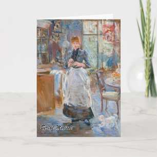 Cartão Berthe Morisot - Na Sala de Jantar
