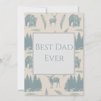 Cartão Best Dad Ever Card