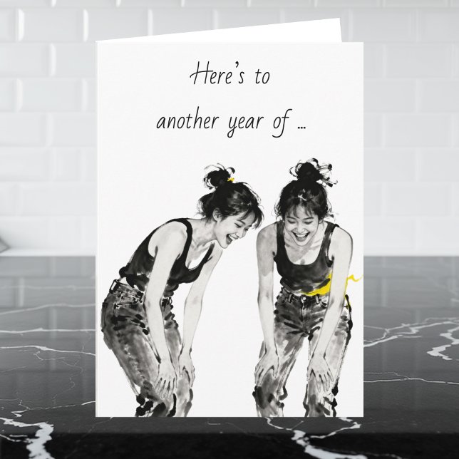 Cartão Best Friend's Birthday Humor  (Criador carregado)