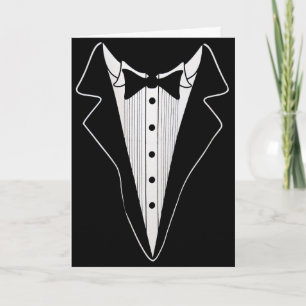 Cartão Best Man Request Tuxedo