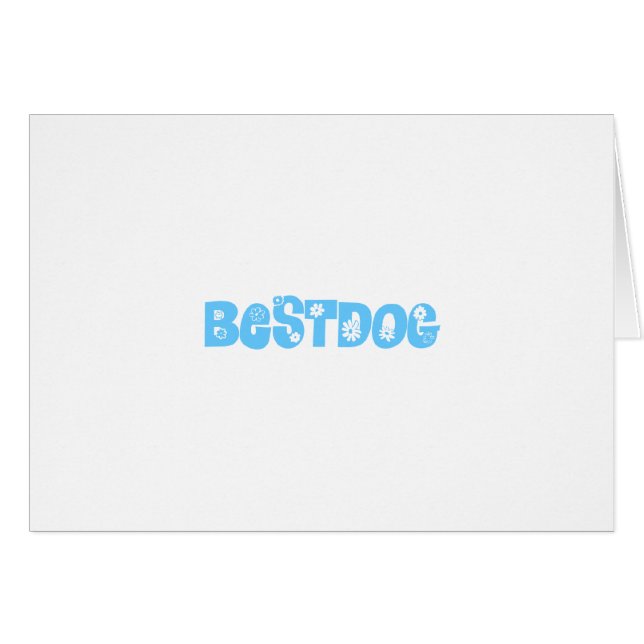 Cartão Bestdog (Frente Horizontal)