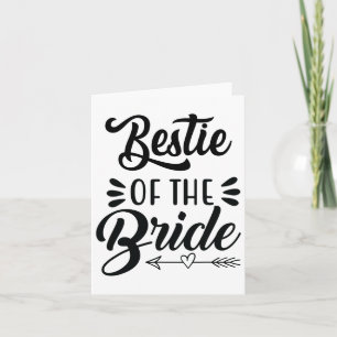 Cartão Bestie Da Família Noiva Festa de casamento Bridal