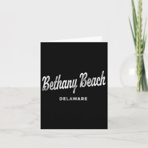 Cartão Bethany Beach Delaware De Vintage Athletic Sports