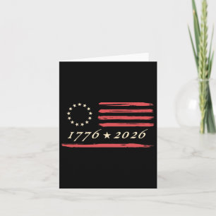 Cartão Betsy Ross American Flag 4 De Julho Di