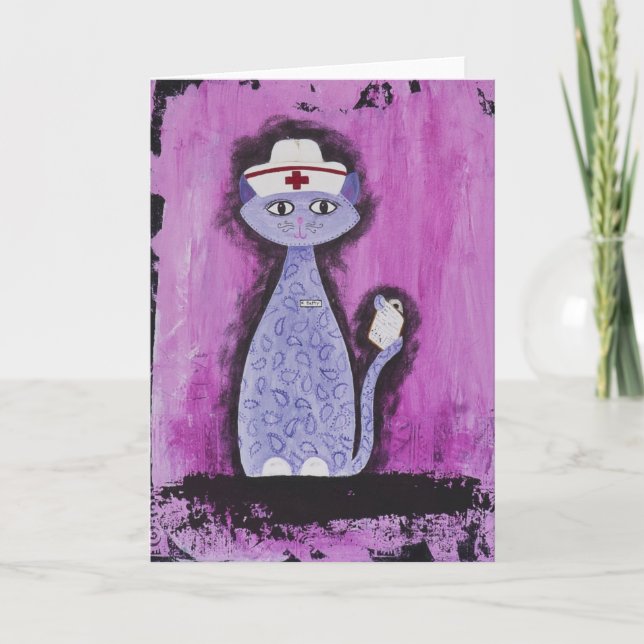 Cartão Betty, enfermeira de Paisley (Frente)