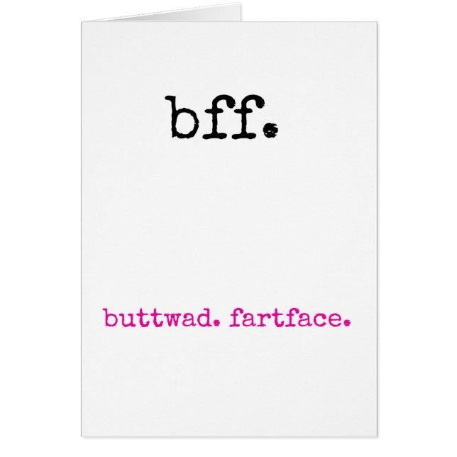 Cartão bff (Frente)