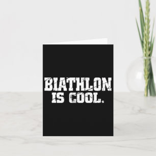 Cartão Biathlon Biatleta Esporte Biatlo 2
