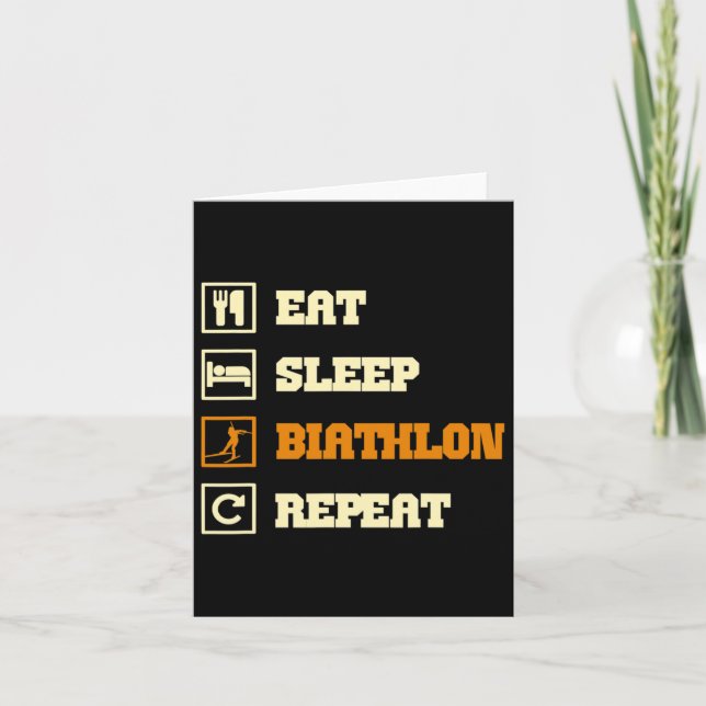 Cartão Biathlon Say (Frente)