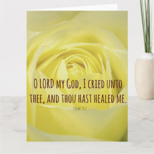 Cartão Bible Verse about Healing