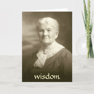 Cartão Bible Verse Greeting Card Wisdom