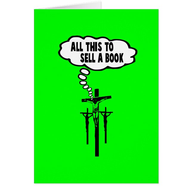 Cartão Bíblia de Athiest (Frente)