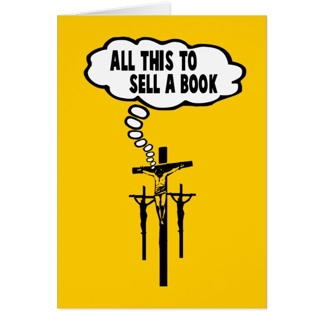 Cartão Bíblia de Athiest (Frente)