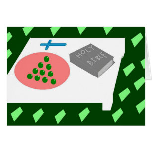 Cartão bíblia sagrada