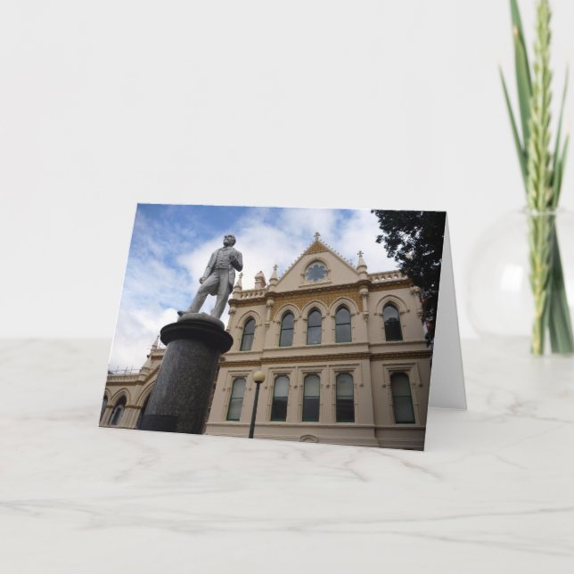 Cartão biblioteca do parlamento wellington (Frente)