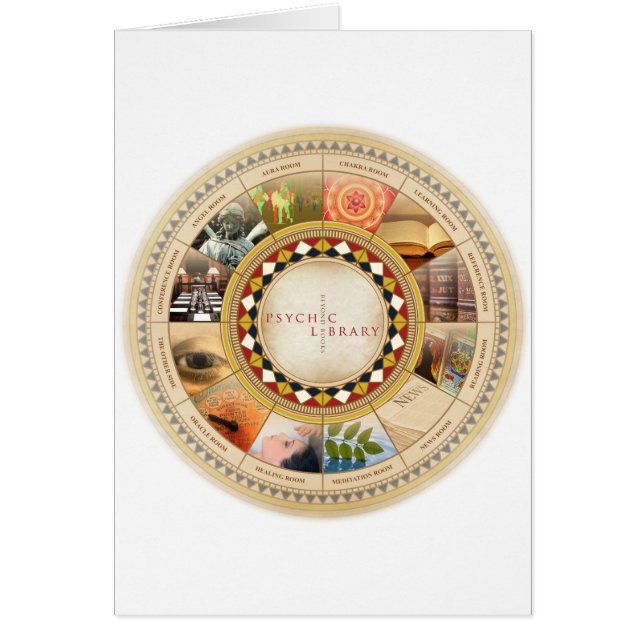 Cartão Biblioteca psíquico (Frente)