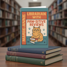 Bibliotecário Com Avaliações Pata-positivas Gato &